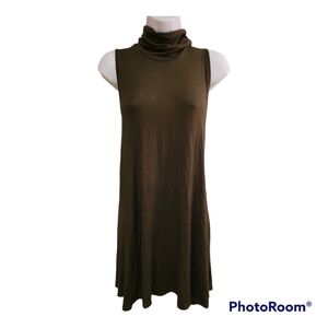 Dress By Designer Luxe brown Size L Sleeveless NWOT